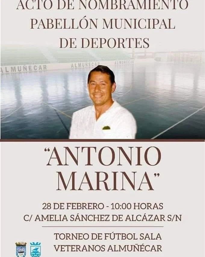 El Pabelln Municipal de Almucar tendr desde este martes el nombre de 